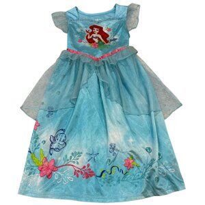 Disney Princess Ariel Costume Pajama Nightgown Dress 3T Toddler